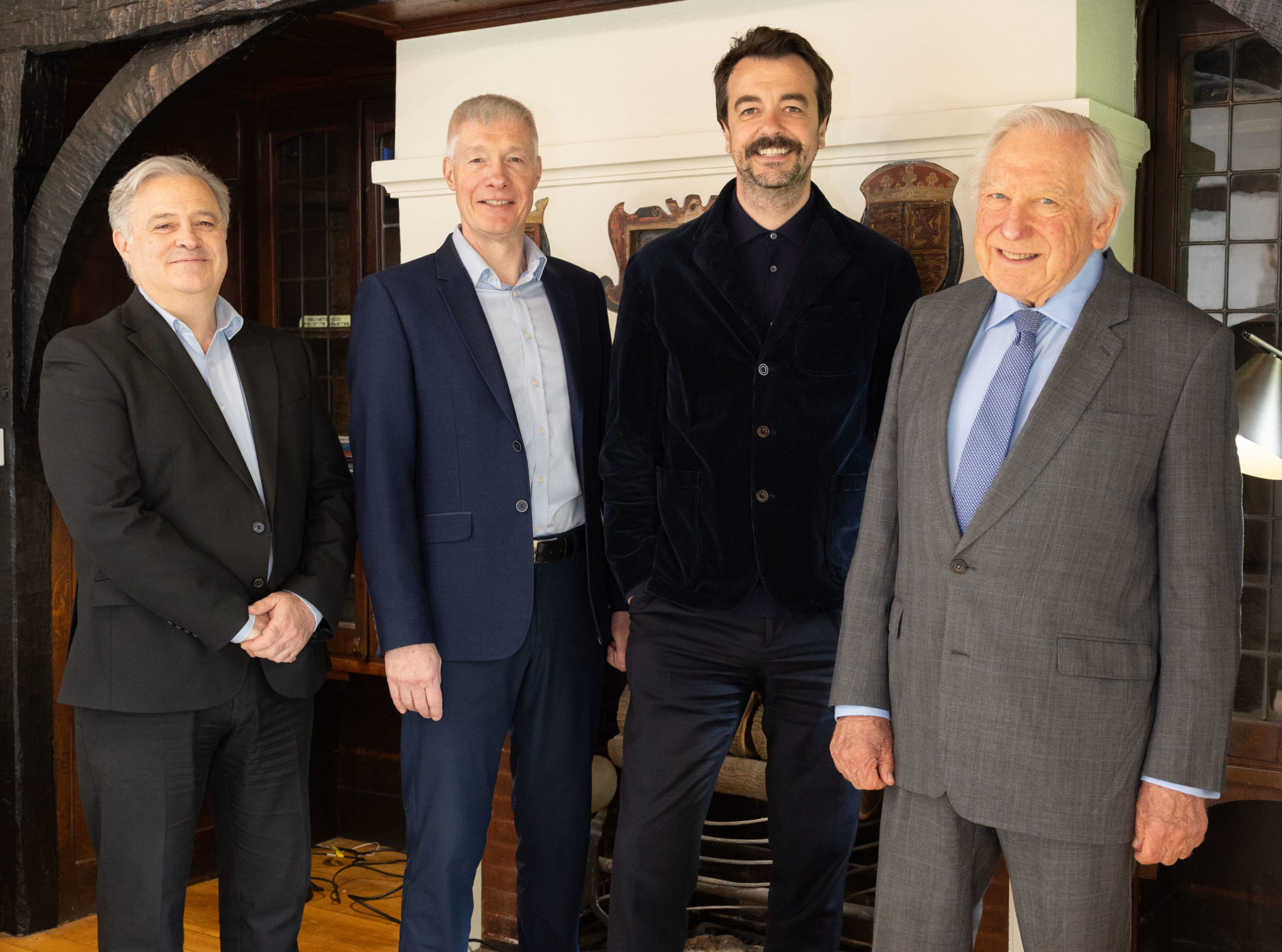 Left to right: Darren Weeks, Simon Brown, Andrew Dines; Head of AAB Wealth and Michael Freedman
